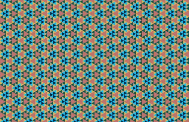 Tekrarlanan şekillerle soyut yaratıcı arkaplan