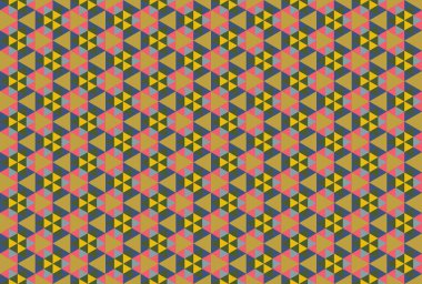 Tekrarlanan şekillerle soyut yaratıcı arkaplan