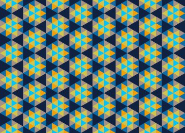 Altıgen desenli modern renkli arkaplan