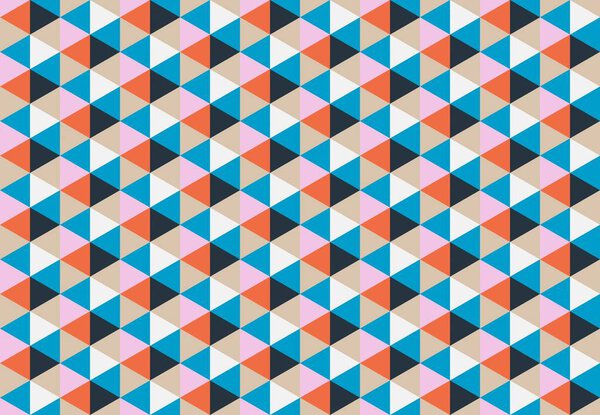 Seamless abstract background with geometric elements