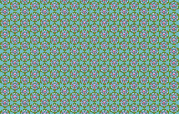 Современный красочный фон с шестиугольным рисунком