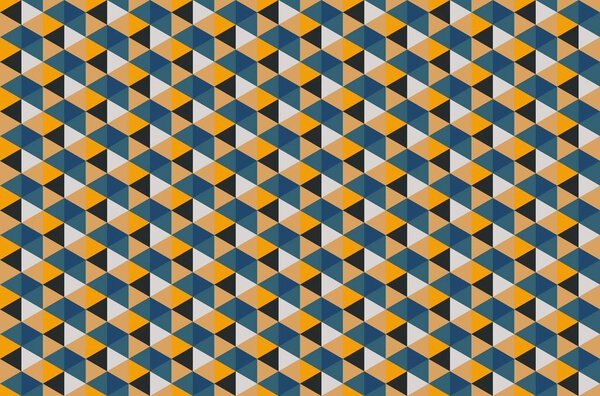 Abstract creative background with repeated shapes