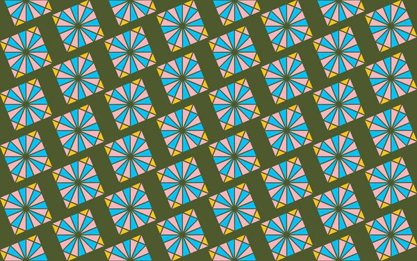 Abstract creative background with repeated shapes