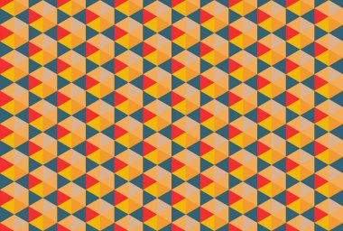 Tekrarlanan şekillerle soyut yaratıcı arkaplan