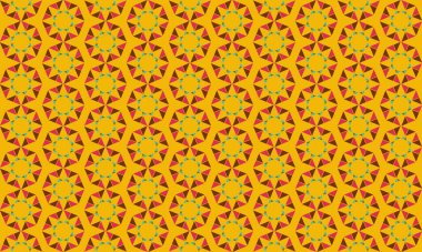 Altıgen desenli modern renkli arkaplan