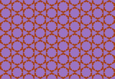 Tekrarlanan şekillerle soyut yaratıcı arkaplan