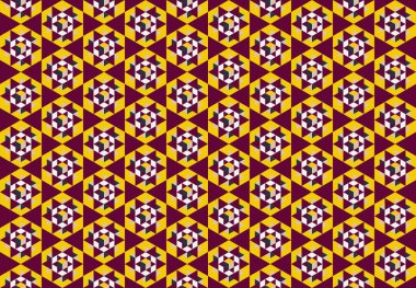 Altıgen desenli modern renkli arkaplan