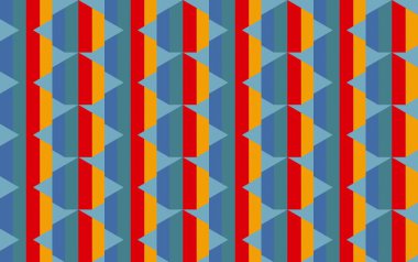 Altıgen desenli modern renkli arkaplan