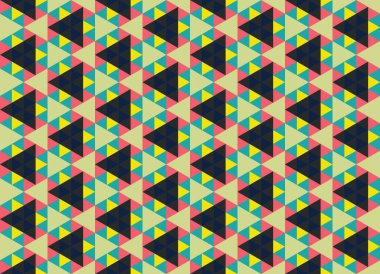 Altıgen desenli modern renkli arkaplan