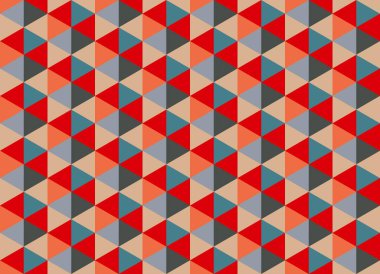 Altıgen desenli modern renkli arkaplan