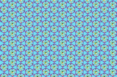 Altıgen desenli modern renkli arkaplan