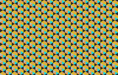 Altıgen desenli modern renkli arkaplan