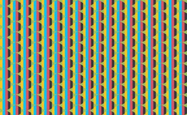 Altıgen desenli modern renkli arkaplan