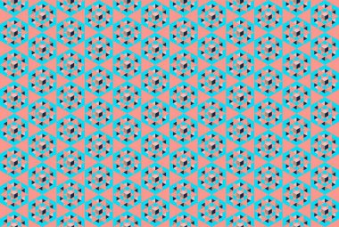 Geometrik elementlerle kusursuz soyut arkaplan