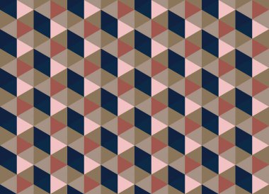 Altıgen desenli modern renkli arkaplan