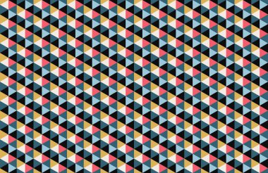 Altıgen desenli modern renkli arkaplan