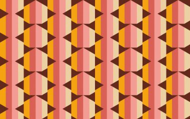 Tekrarlanan şekillerle soyut yaratıcı arkaplan