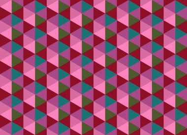 Tekrarlanan şekillerle soyut yaratıcı arkaplan