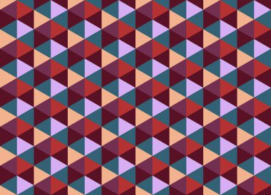 Tekrarlanan şekillerle soyut yaratıcı arkaplan