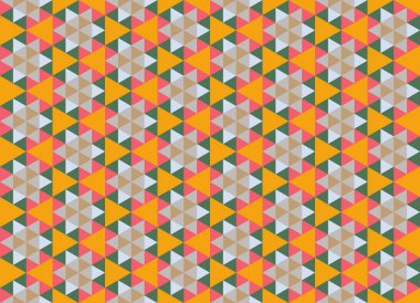 Altıgen desenli modern renkli arkaplan