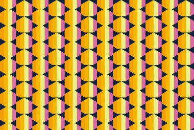 Altıgen desenli modern renkli arkaplan