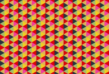 Altıgen desenli modern renkli arkaplan