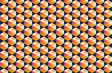 Altıgen desenli modern renkli arkaplan