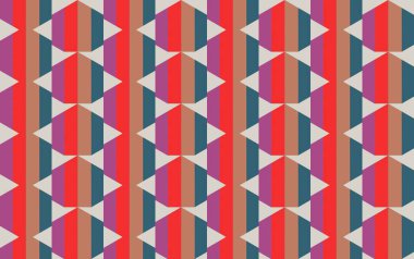 Altıgen desenli modern renkli arkaplan