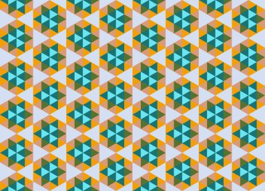 Tekrarlanan şekillerle soyut yaratıcı arkaplan