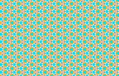 Tekrarlanan şekillerle soyut yaratıcı arkaplan