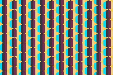 Altıgen desenli modern renkli arkaplan