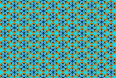 Altıgen desenli modern renkli arkaplan