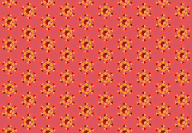 Geometrik elementlerle kusursuz soyut arkaplan