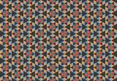 Altıgen desenli modern renkli arkaplan