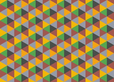 Altıgen desenli modern renkli arkaplan