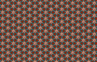 Altıgen desenli modern renkli arkaplan