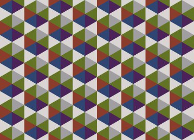 Altıgen desenli modern renkli arkaplan