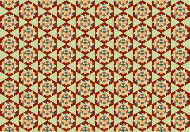 Geometrik elementlerle kusursuz soyut arkaplan