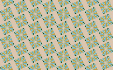 Tekrarlanan şekillerle soyut yaratıcı arkaplan