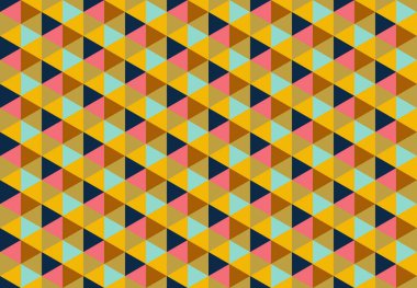 Altıgen desenli modern renkli arkaplan