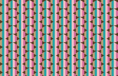 Altıgen desenli modern renkli arkaplan