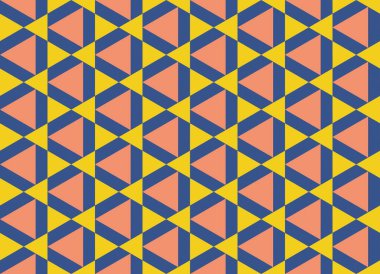 Altıgen desenli modern renkli arkaplan