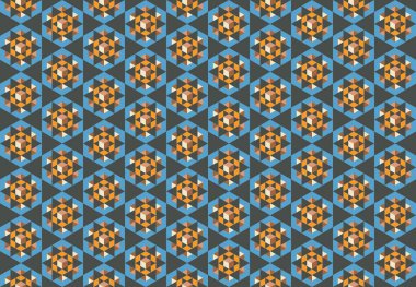 Geometrik elementlerle kusursuz soyut arkaplan