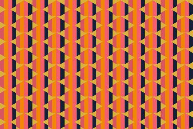 Altıgen desenli modern renkli arkaplan