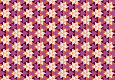 Altıgen desenli modern renkli arkaplan