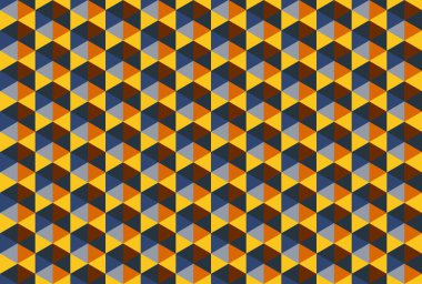 Altıgen desenli modern renkli arkaplan