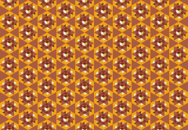 Altıgen desenli modern renkli arkaplan