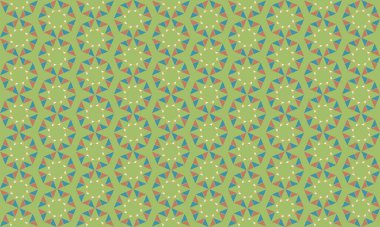 Altıgen desenli modern renkli arkaplan