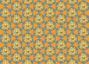 Altıgen desenli modern renkli arkaplan