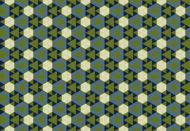 Altıgen desenli modern renkli arkaplan